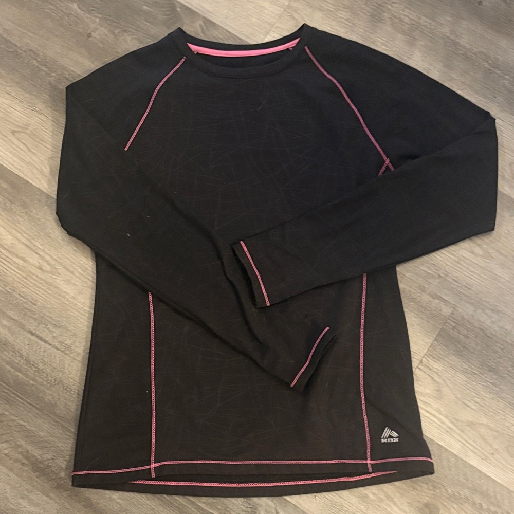 RBX Black Sweatshirt with Pink Accents Women’s Large